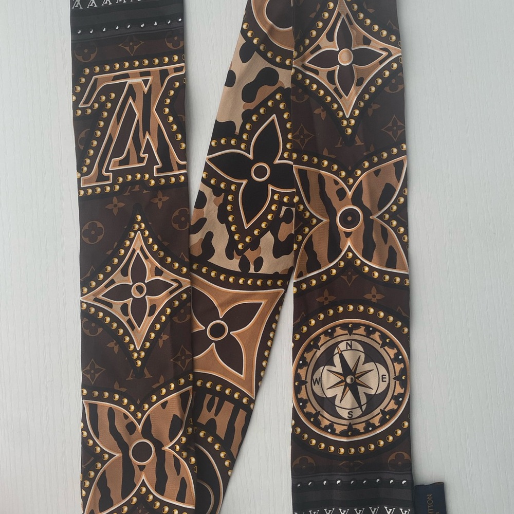 Authentic LV Louis Vuitton Bandeau Scarf